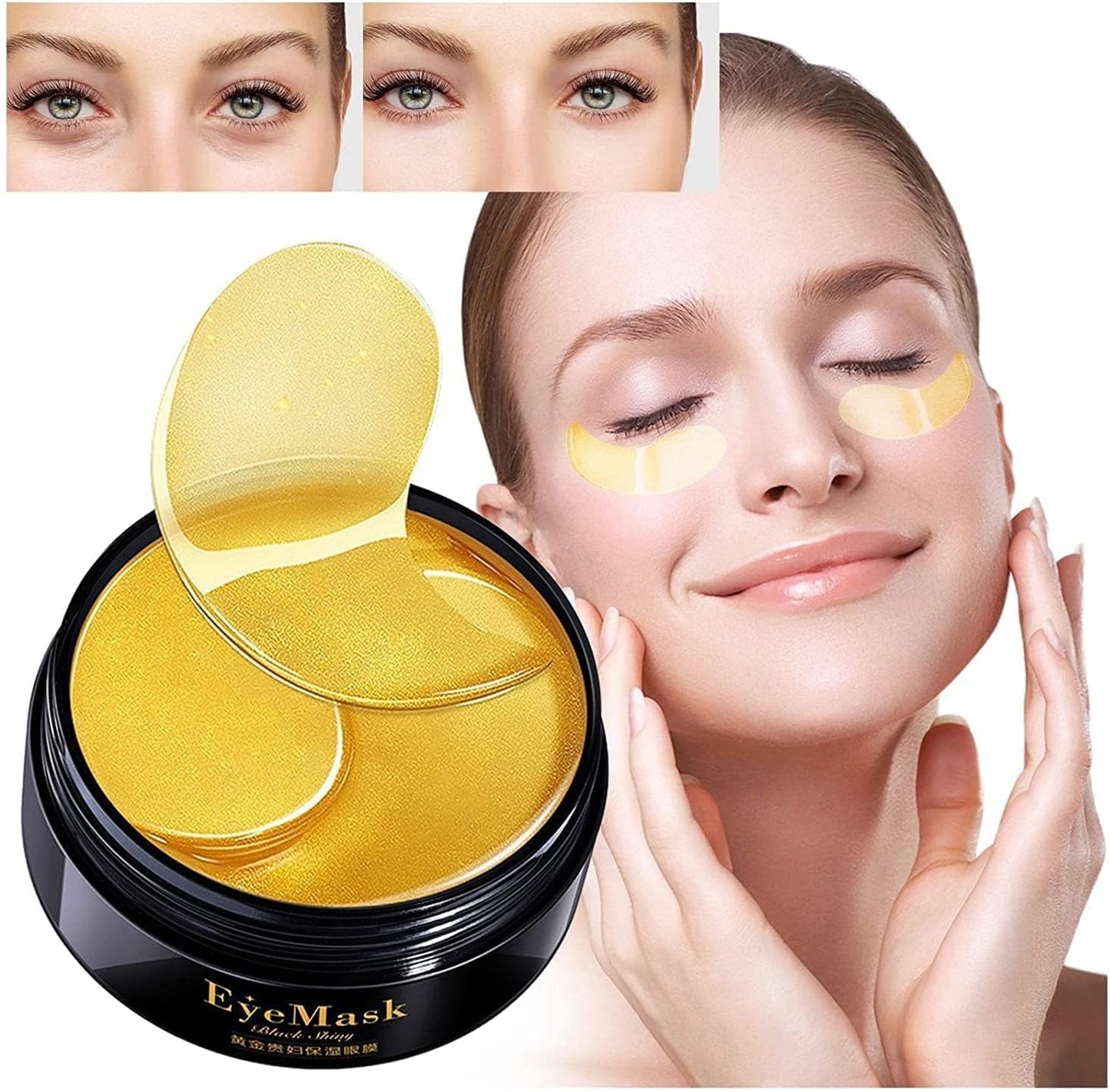 PARCHE PARA OJERAS24k COLAGENO 60 PZS.